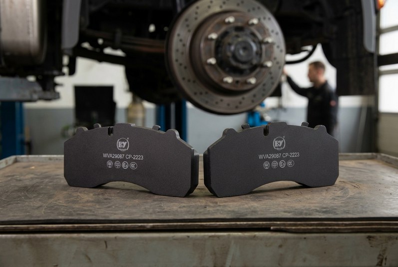 Commercial vehicle brake pad warranty noise vibration dust premature wear comparison
